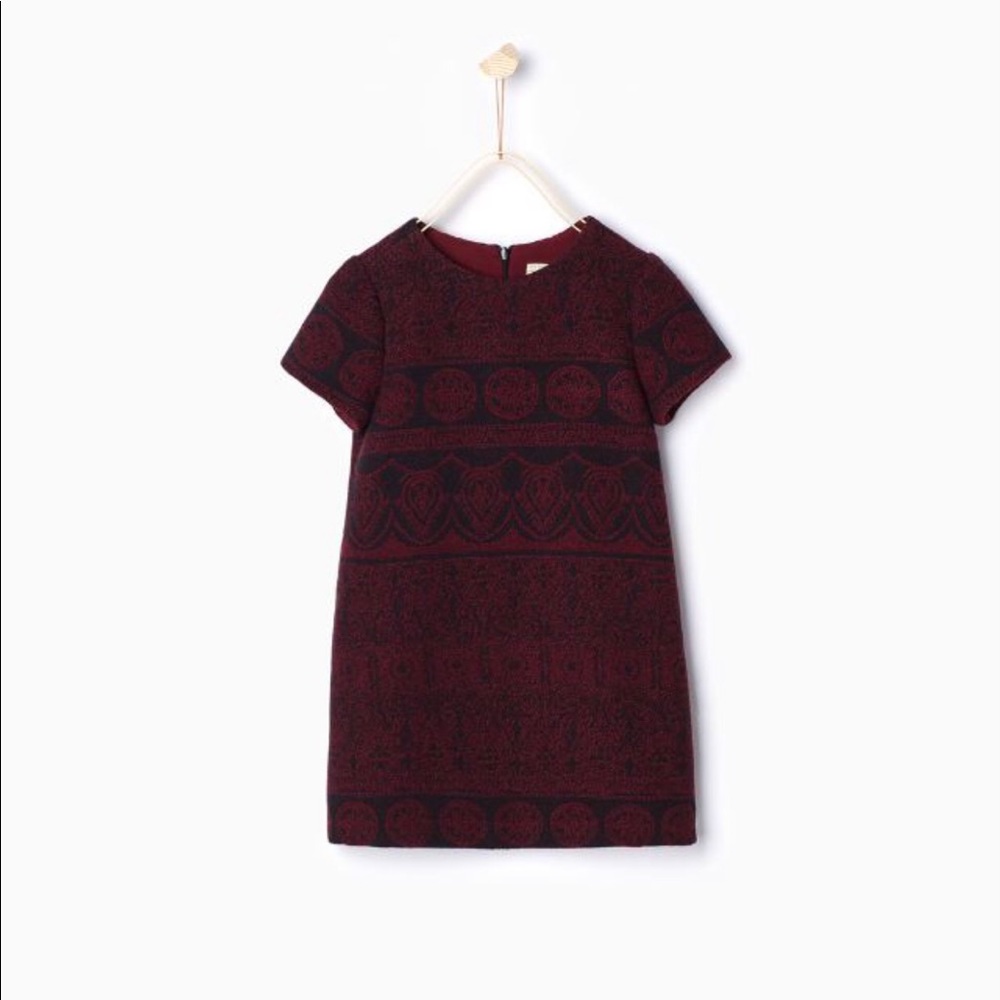 Zara Girls Jacquard Dress 13-14 Years